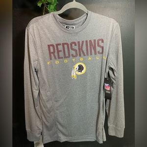 Brand new with tags Redskins NFL team apparel long sleeves shirt men’s small